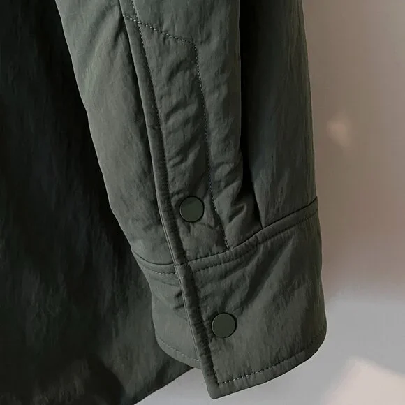 Lululemon Lightweight Insulated Shirt Jacket Size XS Green/Grey Eucalyptus - Picture 6 of 10
